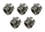 Oil Filter Thread Insert - Replacement - 1-1/16-12 Thread - Steel - Natural - Big Block Ford - Set of 5 thumbnail 1