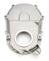 Timing Cover - 1-Piece - Aluminum - Natural - Gen VI - Big Block Chevy - Each thumbnail 1
