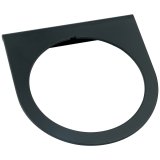 Gauge Mounting Bracket - Single - 2-5/8 in Gauge - Steel - Black Powder Coat - Each thumbnail 1