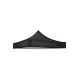 Canopy Top - Pro Grade - 10 x 10 ft - Fire / Water Resistant Fabric - Black - Each thumbnail 1