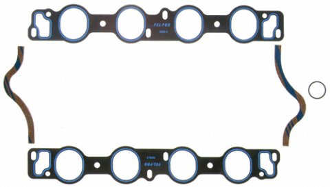 Intake Manifold Gasket - Printoseal - 0.065 in Thick - 2.24 x 2.6 in Oval Port - Steel Core Laminate - Big Block Ford - Kit