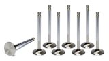 Exhaust Valve - 6000 Series - 1.600 in Head - 3/8 in Valve Stem - 4.970 in Long - Stainless - Small Block Mopar - Set of 8 thumbnail 1