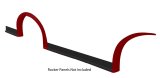Wheel Flare Kit - Passenger Side - MD3 - Dirt - 3 Piece Kit - Plastic - Red - Kit thumbnail 1