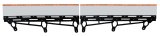 Spoiler - 64.5 x 6.5 - 90 Degrees - 2-Piece - Polycarbonate Spoiler - Black Aluminum Brackets - ABC NextGen - Kit thumbnail 1