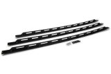 Window Brace Kit - Rear - Predrilled - Foam Padded - Slotted Support Flange - Aluminum - Black Powder Coat - ABC NextGen - Kit thumbnail 1