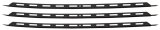 Window Brace Kit - Front - Predrilled - Foam Padded - Slotted Support Flange - Aluminum - Black Powder Coat - North American Sportsman - Kit thumbnail 1