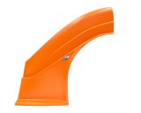 Fender - Driver Side - MD3 Evolution - Raised - Plastic - Orange - Dirt Late Model - Each thumbnail 1
