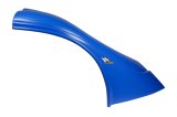 Fender - Passenger Side - Upper - MD3 - New Style - Plastic - Chevron Blue - Dirt Late Model - Each thumbnail 1
