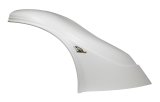 Fender - Passenger Side - Upper - MD3 - New Style - Plastic - White - Dirt Late Model - Each thumbnail 1