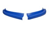 Air Valance - MD3 Evolution II - 2-Piece - Plastic - Chevron Blue - Dirt Late Model - Kit thumbnail 1