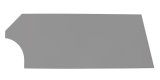 Door - MD3 - Passenger Side - Plastic - Gray - Dirt Modified - Each thumbnail 1