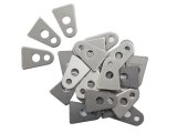 Body Mounting Tabs - Gusseted - 1/4 in Mounting Hole - Steel - Natural - Set of 25 thumbnail 1