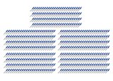 Rivet - Avex Style - 3/8 in Head - 3/16 in Steel Mandrel - 1/2 in Grip Range - Aluminum - Chevron Blue Powder Coat - Set of 500 thumbnail 1