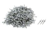 Rivet - Avex Style - 3/8 in Head - 3/16 in Steel Mandrel - 1/2 in Grip Range - Aluminum - White Powder Coat - Set of 500 thumbnail 1