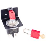 Battery Disconnect - Big Switch 500 - Rotary Switch - Panel Mount - 500 Amps - Lock Out Bracket - 12-24V - Kit thumbnail 1