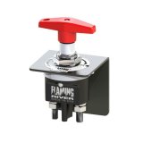 Battery Disconnect - Big Switch 500 - Rotary Switch - T-Handle - Panel Mount - 500 Amps - Lock Out Hole - 12-24V - Kit thumbnail 1
