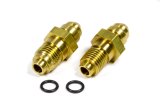 Fitting - Adapter - Straight - 6 AN Male to 14 mm x 1.50 Male O-Ring - 6 AN Male to 16 mm x 1.50 Male O-Ring - Brass - Natural - Power Steering Systems - Kit thumbnail 1