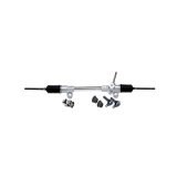Rack and Pinion - Manual - 6.00 in Travel - 45.0 in Long - Bushings / Joints / Tie Rod Ends - Aluminum - Chrome - Ford Mustang 1994-2004 - Kit thumbnail 1