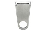 Steering Column Bracket - 2 in Diameter Tube - 2-1/2 in Drop - Hinged Base - Aluminum - Natural - Each thumbnail 1