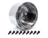 Steering Wheel Adapter - Tapered - Hardware Included - 9-Bolt Wheel to Flaming River Column - Aluminum - Polished - Universal - Each thumbnail 1