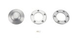 Horn Button - Dome - Aluminum - Machined - 5 / 6-Bolt Steering Wheels - Each thumbnail 1