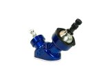 Steering Box - VDOG - Manual - Variable Angle - 1 to 1 Ratio - Aluminum - Blue Powder Coat - Universal - Each thumbnail 1