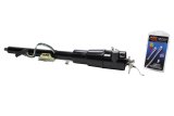 Steering Column - Tilt - 2 in Tube - 32 in Length - Hazard / Key / Turn Signal - Stainless - Black Powder Coat - GM Fullsize Truck 1973-87 - Each thumbnail 1