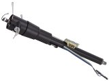 Steering Column - Tilt - 2 in Tube - 33 in Length - Hazard / Key / Turn Signal - Stainless - Black Powder Coat - GM F-Body 1970-81 - Each thumbnail 1