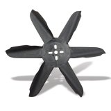 Mechanical Cooling Fan - Nylon Fan - 15 in Fan - 6 Blade - 5/8 in Pilot - Universal Bolt Pattern - Plastic - Black - Each thumbnail 1
