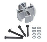 Fan Spacer - 2 in Thick - Hardware Included - Aluminum - Natural - Mopar - Each thumbnail 1