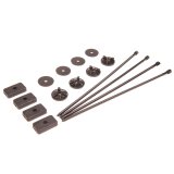 Fluid Cooler Mount Kit - Push Through Radiator Style - Nylon - Black - Flex-A-Lite Transmission Coolers - Kit thumbnail 1