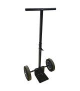 Utility Jug Cart - Telescoping Handle - Folding - Steel - Black Powder Coat - Each thumbnail 1