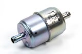 Fuel Filter - In-Line - 5 Micron - Paper Element - 3/8 in Hose Barb Inlet - 3/8 in Hose Barb Outlet - Disposable - Steel - Zinc Oxide - Each thumbnail 1