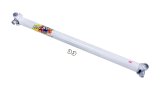 Drive Shaft - 38.5 in Long - 2 in OD - 1310 U-Joints - Chromoly - White Paint - Universal - Each thumbnail 1