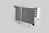 Radiator - Sprint Cross Flow - 20 in W x 12 in H - Passenger Side Inlet - Passenger Side Outlet - Aluminum - Natural - Sprint Car - Each thumbnail 1
