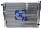 Radiator - 26 in W x 19 in H - Triple Pass - Driver Side Inlet - Passenger Side Outlet - Aluminum - Natural - Each thumbnail 1