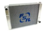 Radiator - 27.5 in W x 19 in H - Triple Pass - Driver Side Inlet - Passenger Side Outlet - Aluminum - Natural - GM - Each thumbnail 1
