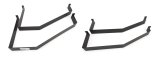 Fuel Cell Mounting Strap - Steel - Black Powder Coat - Dirt Late Model / Modified 22/28 Gallon Cells - Kit thumbnail 1
