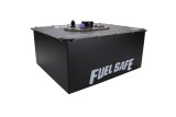 Fuel Cell and Can - Enduro Cell - 15 gal - 26 x 17.875 x 9.5 in Tall - 6 AN Male Outlet / Return - 8 AN Male Vent - Foam - Steel - Black Powder Coat - Each thumbnail 1