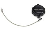 Fuel Cell Filler Cap - Twist Lock - 2-1/4 in OD - Aluminum - Black Powder Coat - Each thumbnail 1