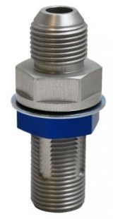Discriminator Valve - 8 AN Male Inlet - 8 AN Male Outlet - Internal Mount - Aluminum - Natural - Each thumbnail 1