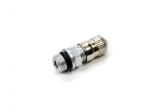 Schrader Valve - Steel - Chrome - Each thumbnail 1