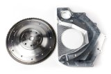 Bellhousing Adapter - Flexplate Included - TH400 / 700R4 / 4L80E to Dodge Cummins - Aluminum - Each thumbnail 1