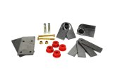 Motor Mount - Weld-On - Bushings / Hardware / Mounting Tabs Included - Steel - Natural - Dodge Cummins - Kit thumbnail 1