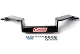 Transmission Crossmember - Bolt-On - Steel - Black Powder Coat - 4L80 / 4L80E - GM F-Body 1975-81 - Each thumbnail 1