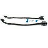 Subframe Connectors - Weld-On - 1-5/8 in OD x 0.125 Tubing - Steel - Black Powder Coat - GM F-Body 1967-69 - Kit thumbnail 1