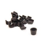 Valve Lock - 10 Degree - 11/32 in Valve Stem - Single Groove - Standard Height - Steel - Black Oxide - Set of 8 thumbnail 1
