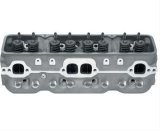 Cylinder Head - Fast Burn - Assembled - 2.000 / 1.550 in Valves - 210 cc Intake - 62 cc Chamber - Angle Plug - Aluminum - Small Block Chevy - Each thumbnail 1