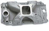Intake Manifold - ZZ572/620 - Square Bore - Single Plan - Rectangle Port - Aluminum - Natural - Tall Deck Block - Big Block Chevy - Each thumbnail 1