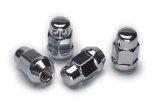 Lug Nut - Acorn Bulge - 12 mm x 1.50 Right Hand Thread - 3/4 in Hex Head - 60 Degree Seat - Closed End - Steel - Chrome - Set of 4 thumbnail 1